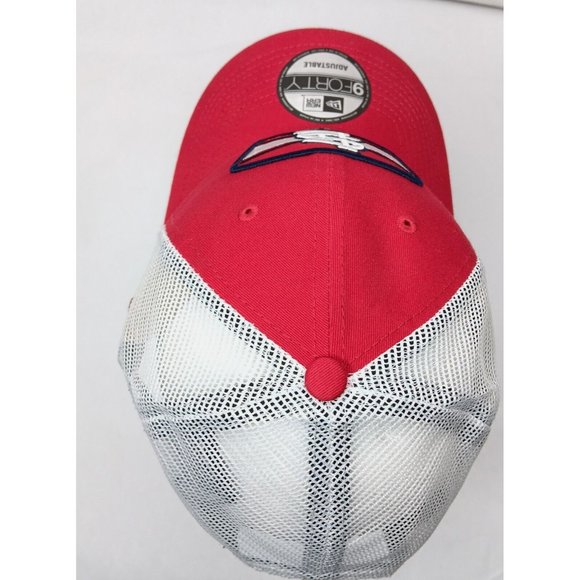St Louis Cardinals MLB Baseball Cap New Era 9Forty Red Mesh Adjustable Hat NEW - Picture 7 of 10